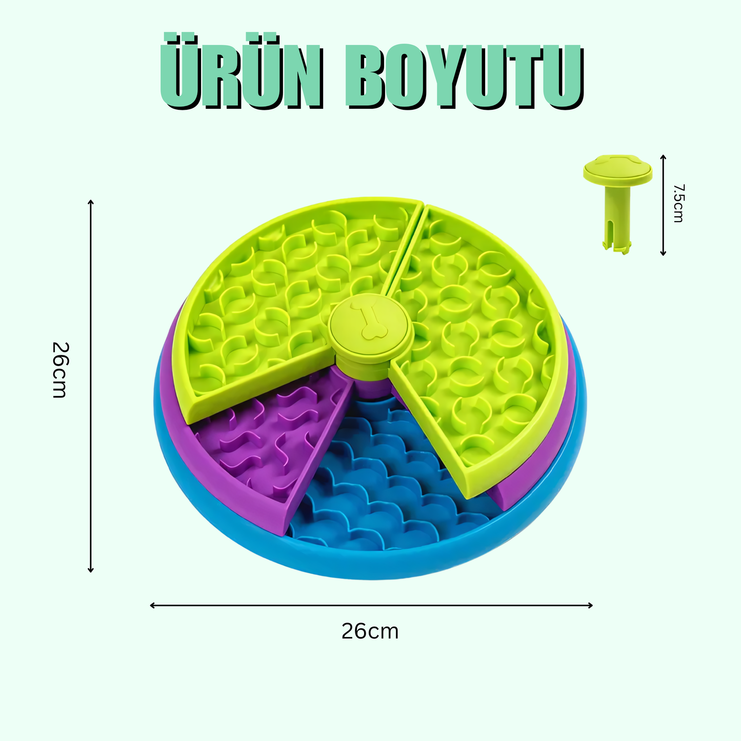 Özel 3 Katmanlı Mama Kabı