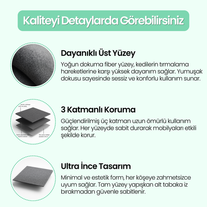 Yapışkanlı Kedi Tırmalama Matı